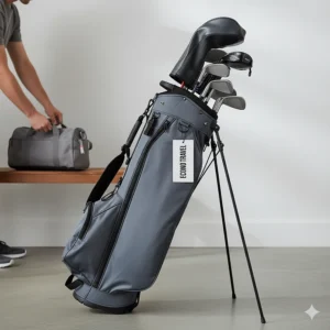 An example of an affordable golf travel bag that still provides reliable protection for your gear.