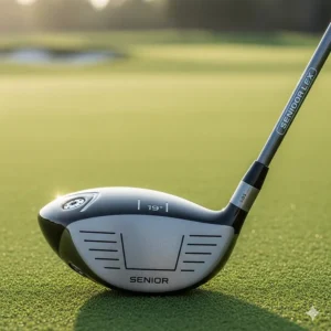 A high-lofted fairway wood with a wide sole, optimized for senior golfers to get the ball up in the air easily from the fairway or rough.