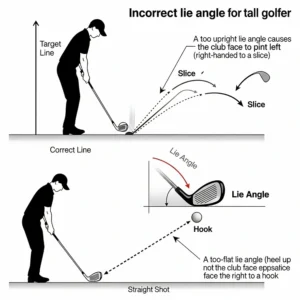 An image of various hybrid golf clubs, suggesting they are a good option for tall male golfers to replace difficult-to-hit long irons.