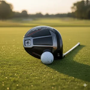 The new TaylorMade Qi4D LS driver for 2026 featuring advanced carbon face technology and low-spin weighting for high swing speeds.