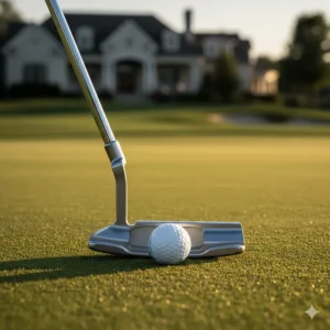 A classic plumber’s neck blade putter design, often cited as the best blade putter shape for stability.
