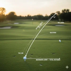 Premium golf drivers positioned on a green, representing the ideal setup for achieving a high launch and low spin trajectory.