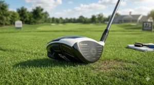 The 2026 TaylorMade Qi4D fairway wood showcasing a carbon crown and Speed Pocket technology for ball speed.