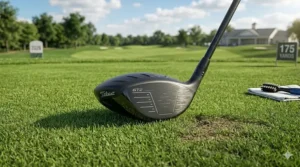 Titleist GT2 fairway wood featuring a compact tour-inspired shape and forged L-cup face for better ball strikers.