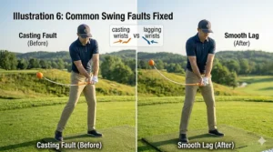 An analytical diagram highlighting the core, shoulder, and forearm muscle groups activated during an Orange Whip trainer workout.