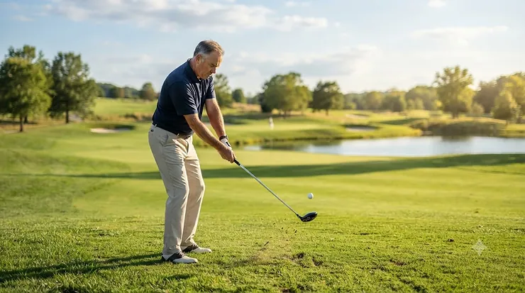 Comparison of 5 wood and long iron for easier golf performance.