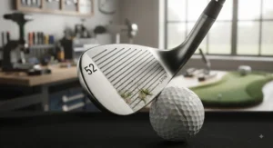 Premium 52-degree gap wedge with deep grooves designed for maximum ball spin and control.
