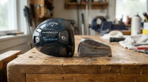 Detailed visual comparison of forgiveness features in golf irons for intermediate players